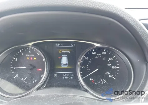 2016 Nissan Rogue Sv z USA, uszkodzony, nr VIN KNMAT2MTXGP651469